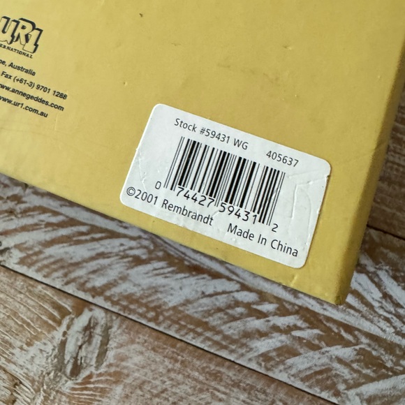 🦄🌸Rare! Anne Geddes Pansies Photo Box w/ Dividers🌸 - Picture 14 of 15